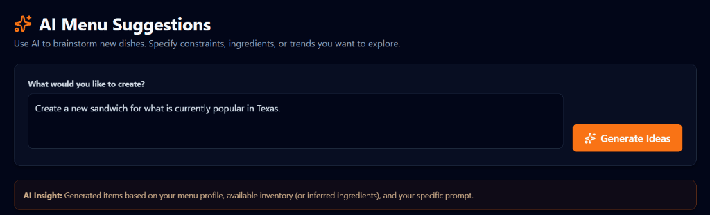 AI Prompt Interface